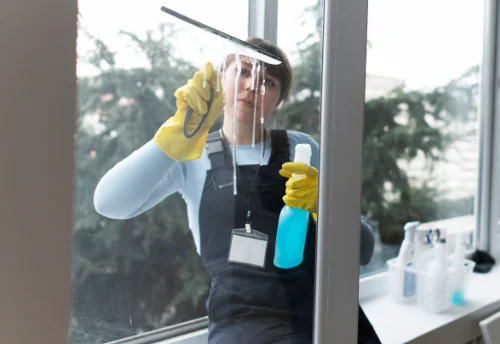 Nettoyage de vitres intérieures et extérieures à Châteauneuf